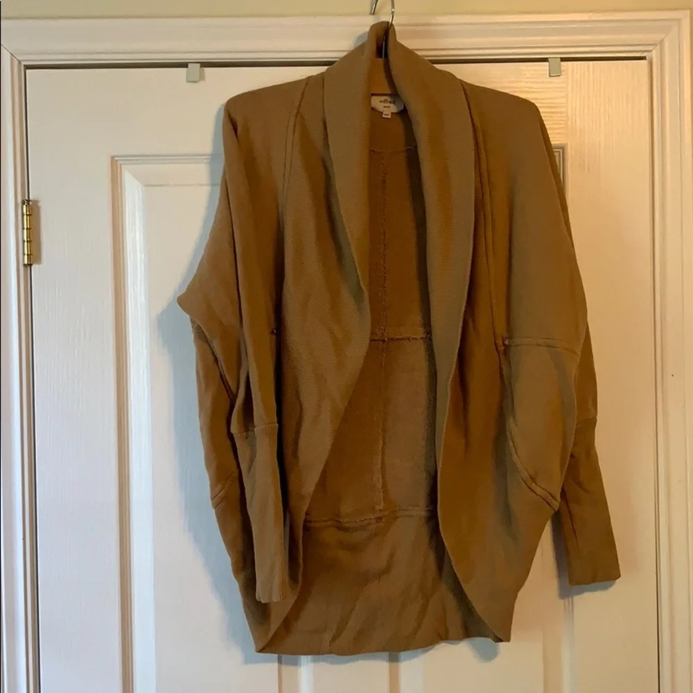 Wilfred Tan Drape Sweater - Picture 3 of 5